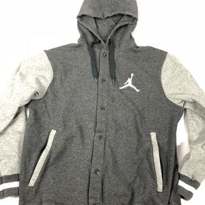 Men’s Jordan button up varsity hoodie